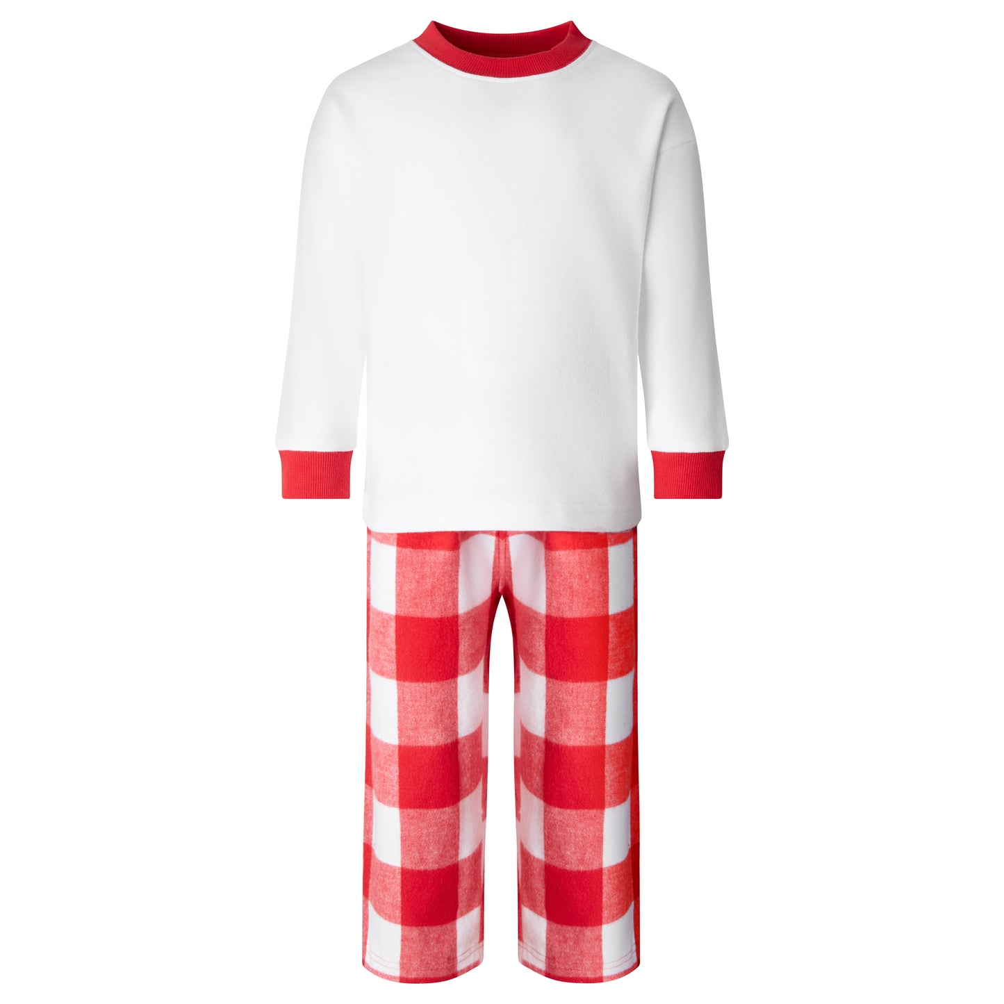 Children's Check Bottom Pyjama Set