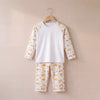 Diggers Print Long Raglan Sleeve Pyjama Set