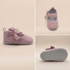 Baby Bow Bootie in Pink