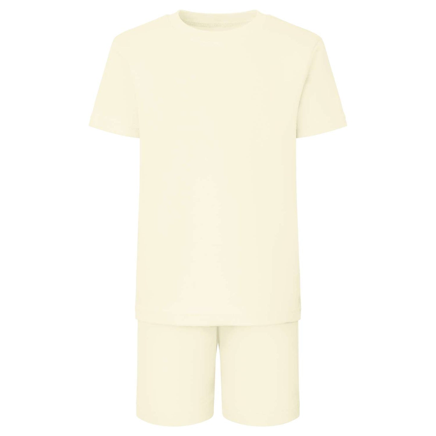 Plain T-shirt & Shorts Set