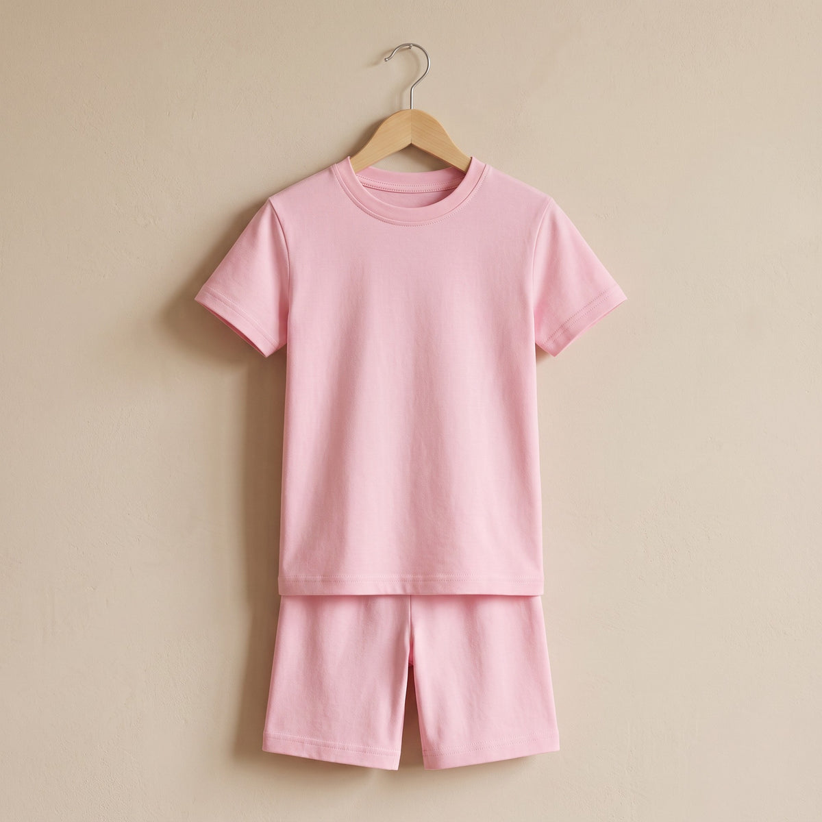 Plain T-shirt & Shorts Set