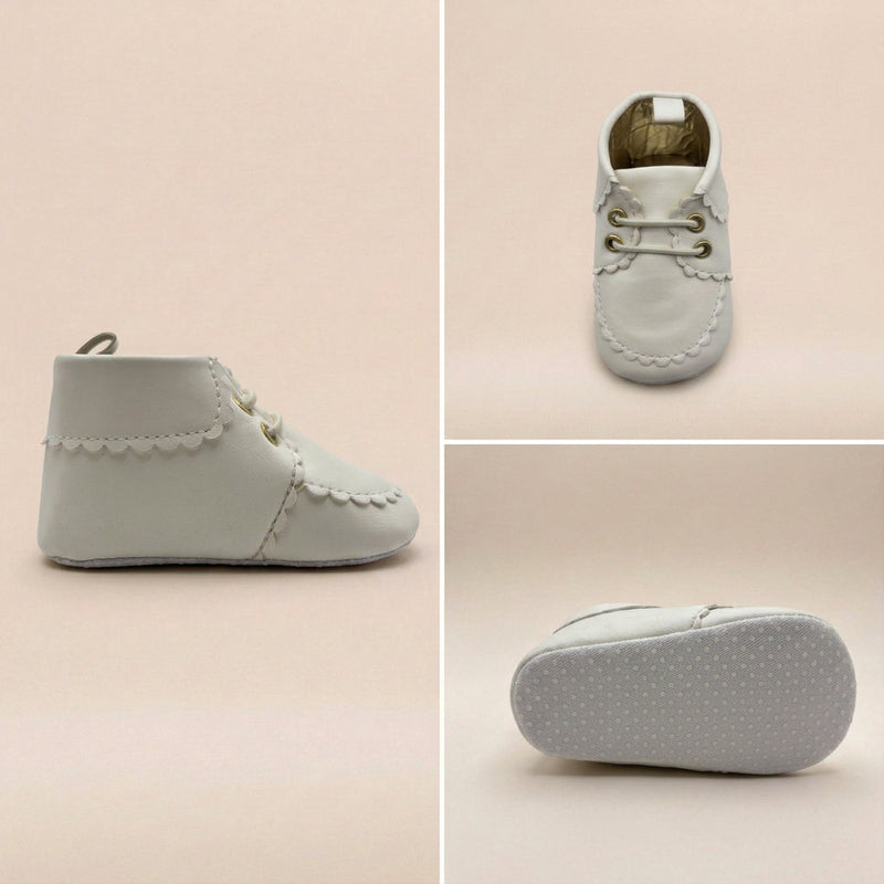 Baby Frill Bootie in White