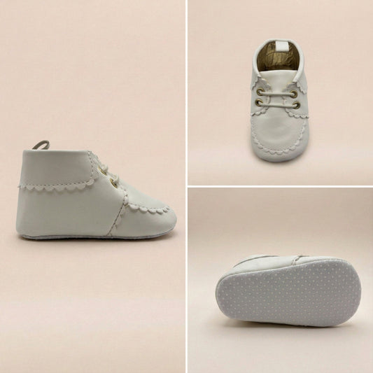 Baby Frill Bootie in White