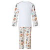 Groovy Christmas Print Long Raglan Sleeve Pyjama Set