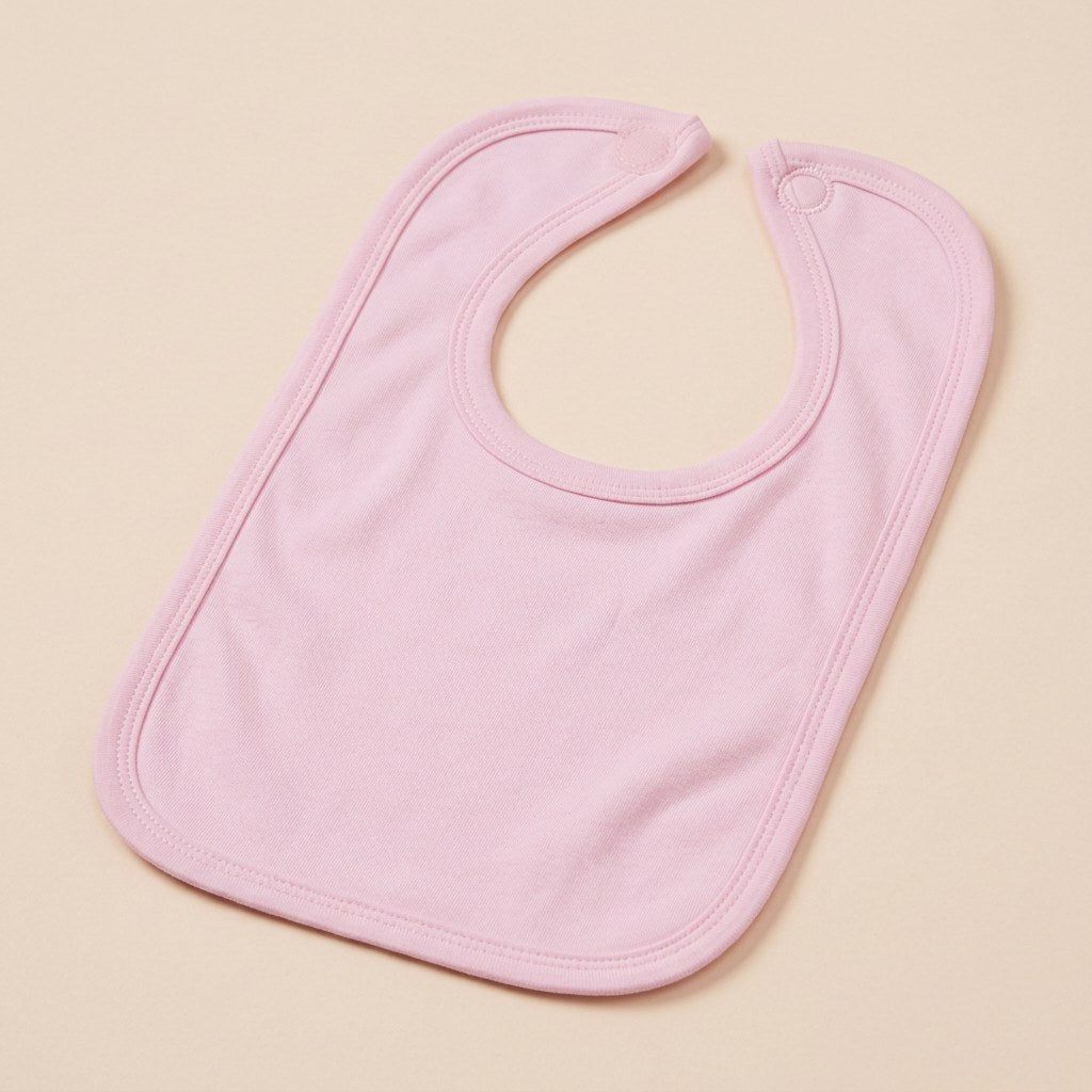 Blank Velcro Fastening Bibs in Pink