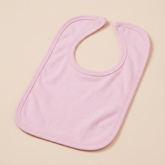 Blank Velcro Fastening Bibs in Pink