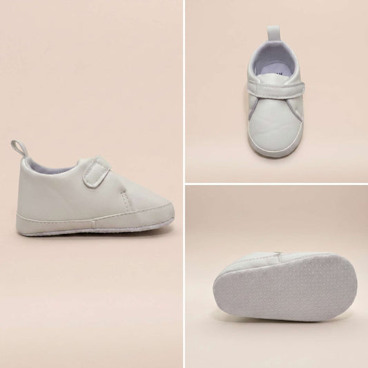 Baby Slip on Bootie in White