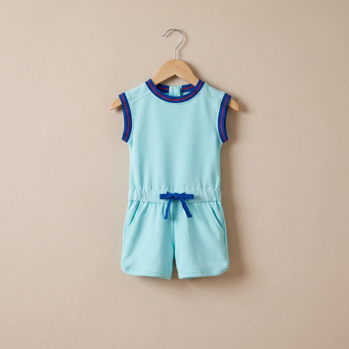 Sleeveless Sports Playsuit