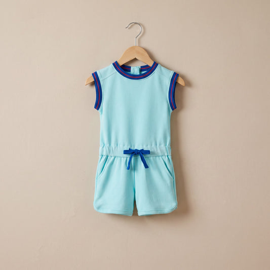 Sleeveless Sports Playsuit