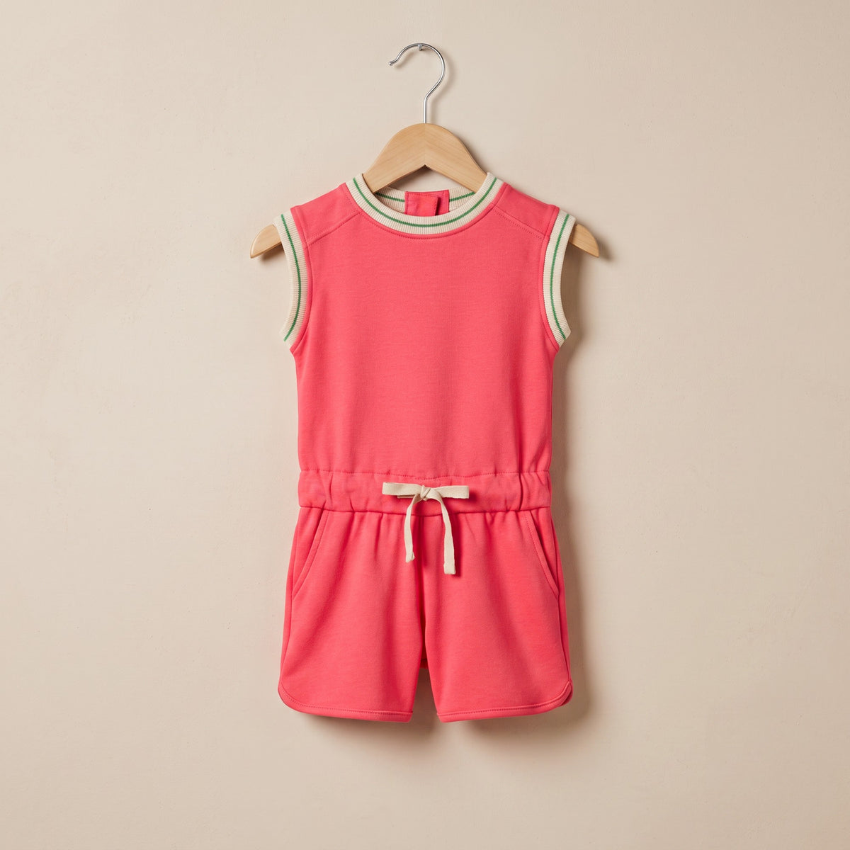 Sleeveless Sports Playsuit