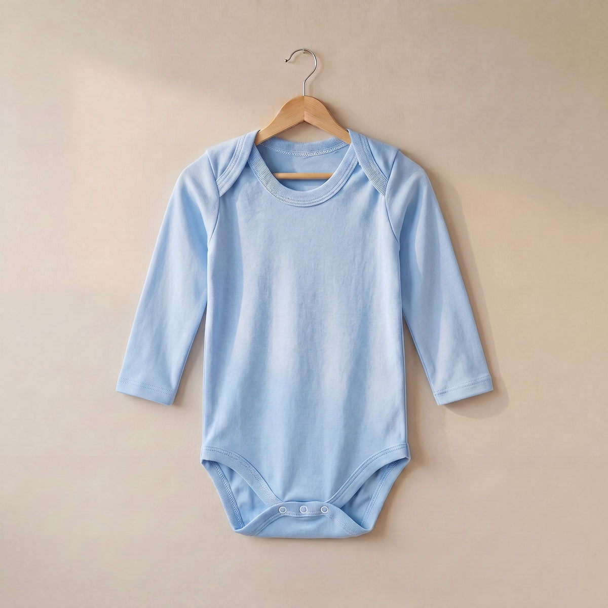 Plain Baby Long Sleeve Body Suit