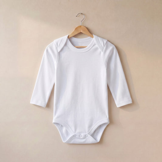 Plain Baby Long Sleeve Body Suit