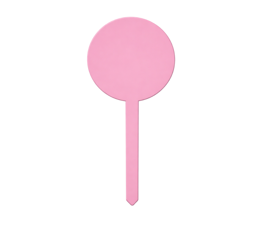 Acrylic Round Shape Cake Topper for Sublimation & UVDTF (5 Colours)