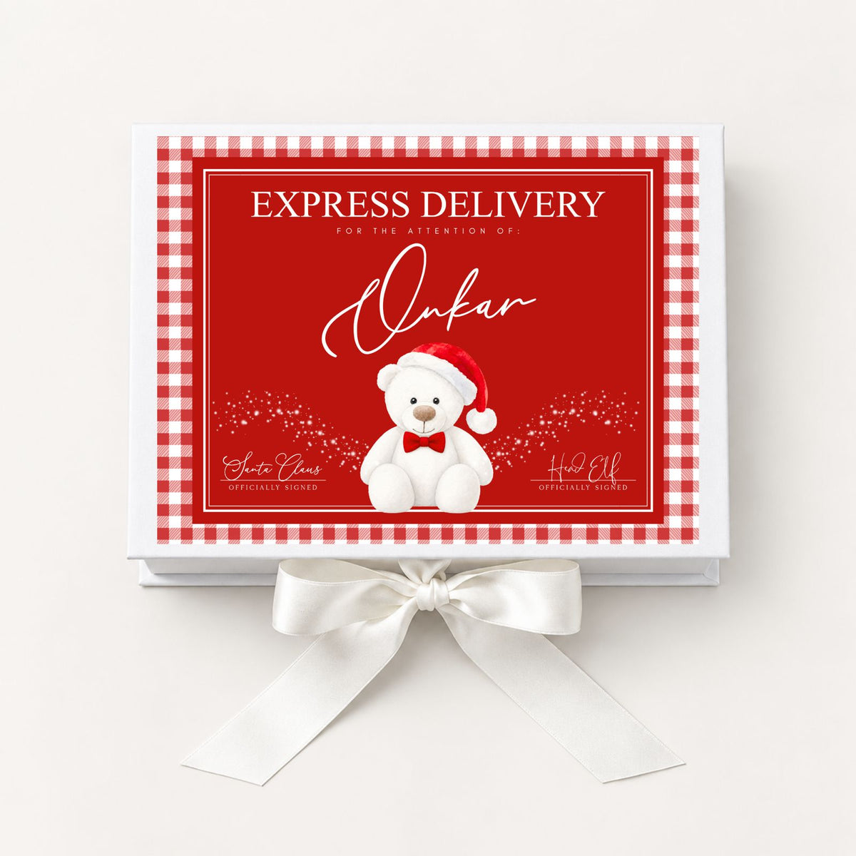 Santa Magnetic Box Topper