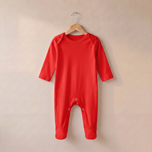 Baby Plain Chest Rompersuit Dark