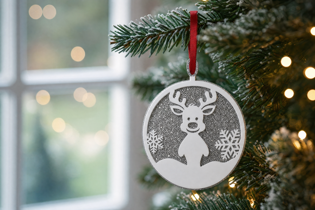 Self Assembled Reindeer Bauble For Sublimation