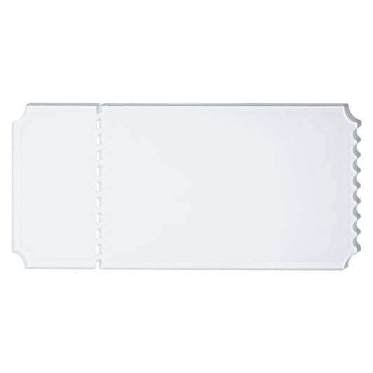 Acrylic Ticket for Sublimation and UVDTF