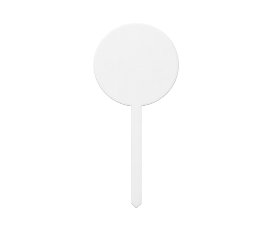 Acrylic Round Shape Cake Topper for Sublimation & UVDTF (5 Colours)