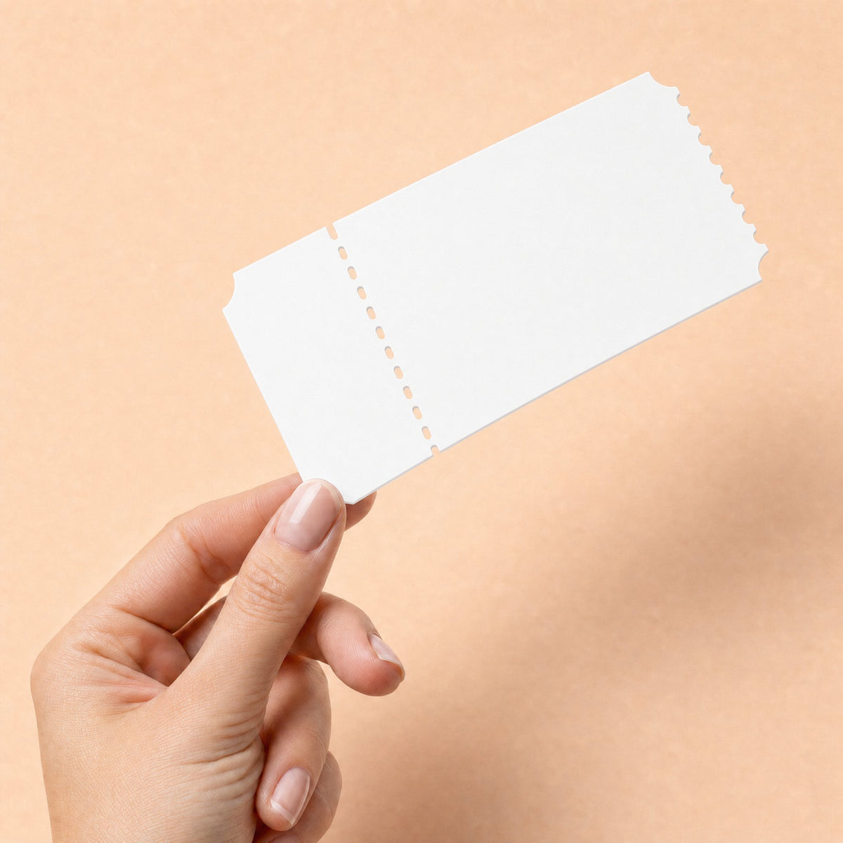 3mm matte sublimation white acrylic ticket blank, 145mm x 69mm, for UVDTF, HTV and sublimation personalisation, KWC7828SW