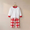 Children's Check Bottom Pyjama Set