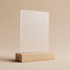 Sublimation Acrylic Photo Frame with Rectangular LED Lamp Base