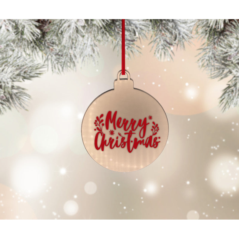 Acrylic Bauble Shape Decoration