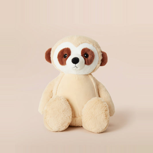 Tummi Bears Monty the Meerkat plush soft toy, front view on a studio background - wholesale blank for personalisation, KWC4035