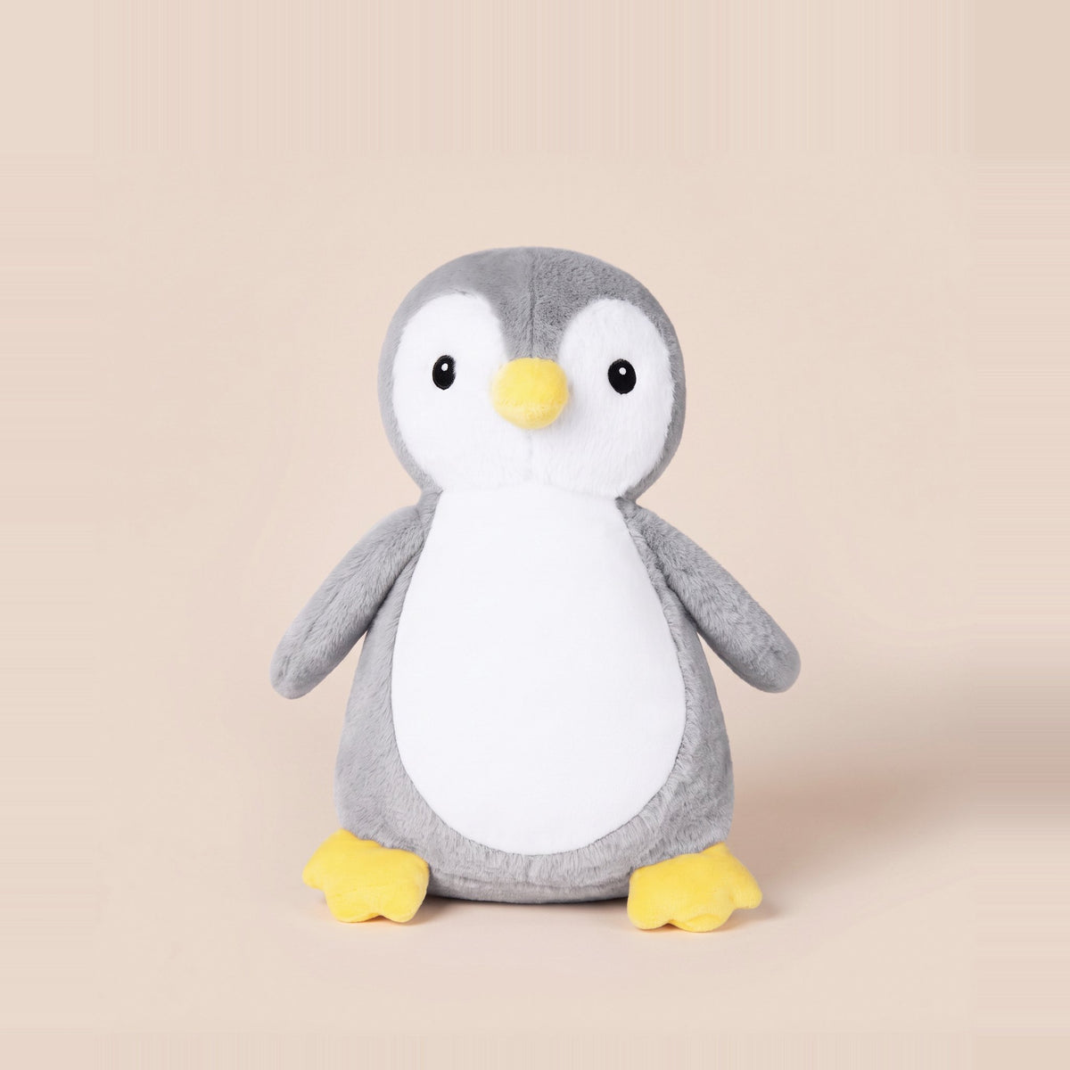 Tummi Bears Pippin the Penguin plush soft toy, front view on a studio background - wholesale blank for personalisation, KWC0724