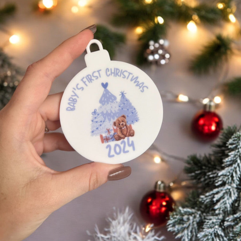 Acrylic Bauble Shape Decoration